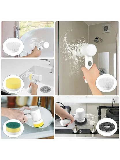 Purixo PowerSpin Scrubber - Multipurpose Electric Cleaning Brush